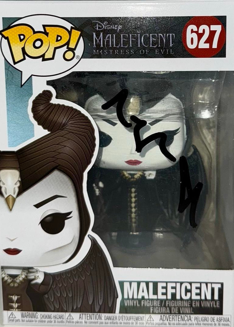 Angelina Jolie Signed Funko Pop #627 Maleficent - ACOA